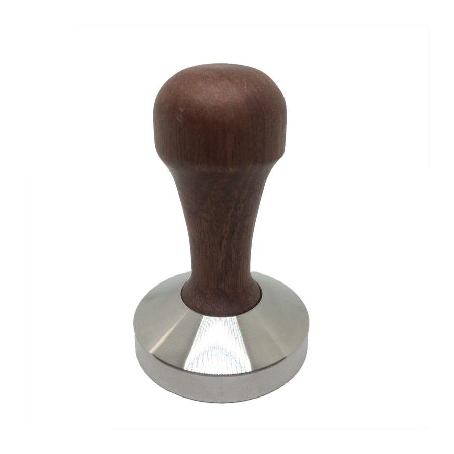 Tamper Kaffia 53mm flat walnut
