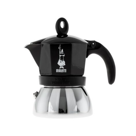 Moka konvice Bialetti Moka Induction 3 šálky černá