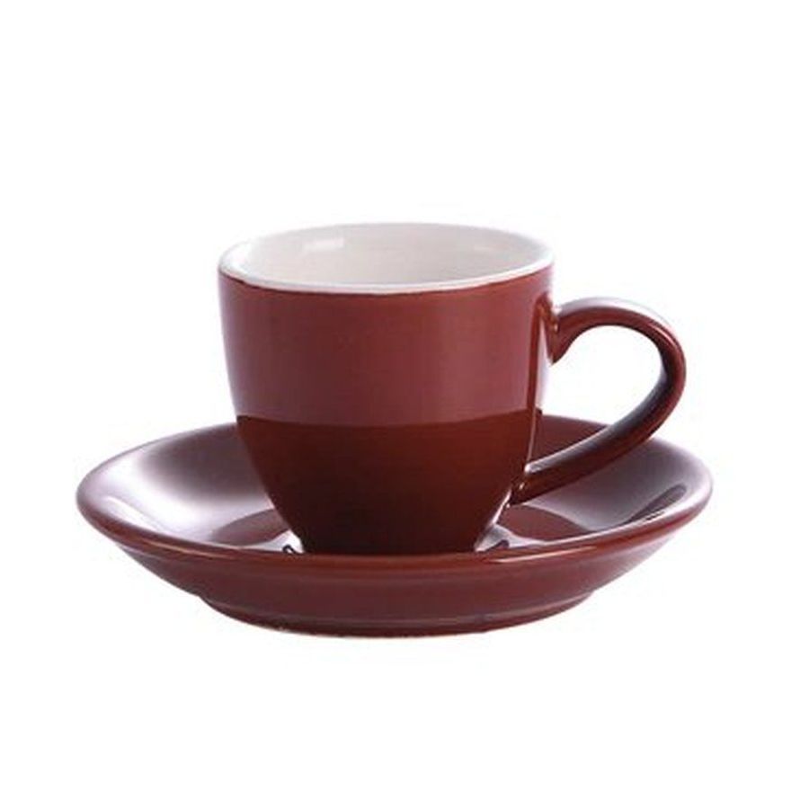 Šálek na espresso Kaffia 80ml - hnědá