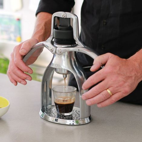 Coffee maker ROK espressogc silver