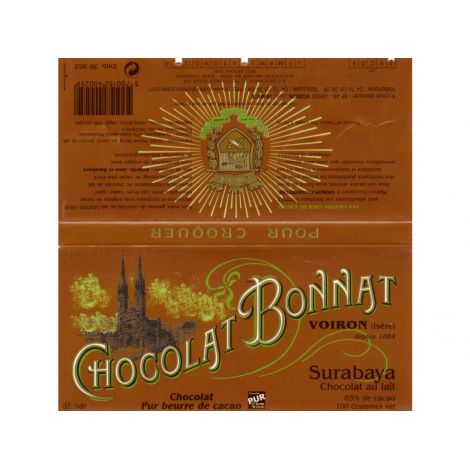 Čokoláda Bonnat Surabaya 65% - mléčná