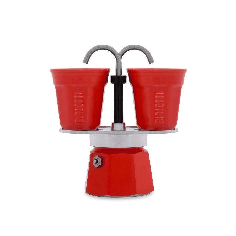 Dárková sada Bialetti Mini Express 2 šálky červená