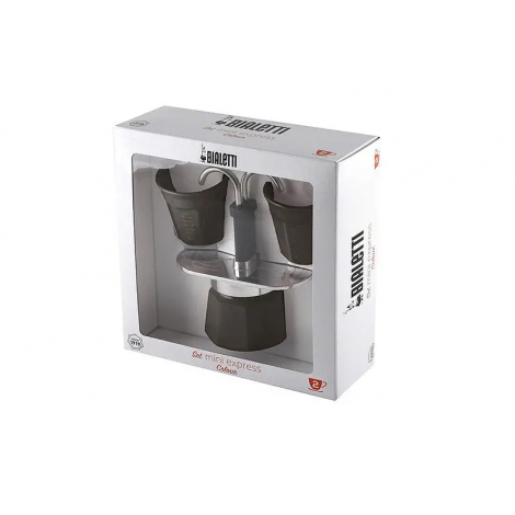 Gift set Bialetti Mini Express 2 cups black