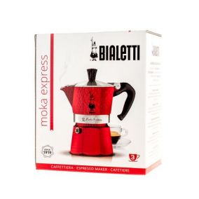 Bialetti Moka Express 3 moka konvice červená 2