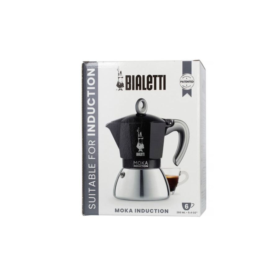 Bialetti Moka Induction 6 cups black NEW