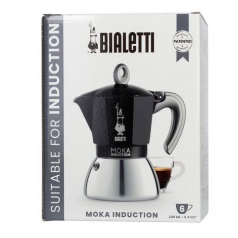 Bialetti Moka Induction 6 šálků černá NEW