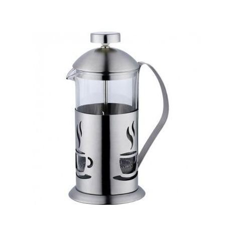French Press 800ml (stainless steel) - coffee pattern