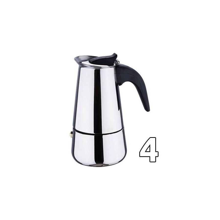 Moka konvice Kaffia 4 šálky nerez použitá / sleva