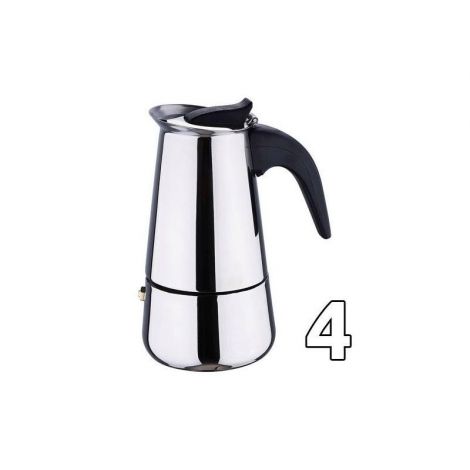 Moka kettle Kaffia 4 cups stainless steel used / discount