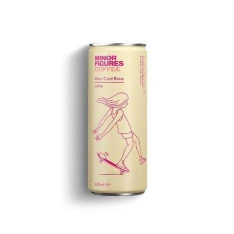 Cold Brew Latte - oat drink with coffee - Minor Figures Nitro