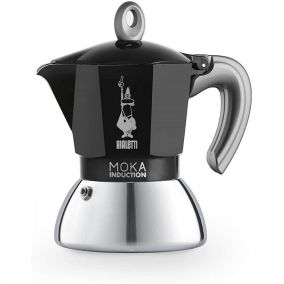 Bialetti Moka Induction 2 šálky černá NEW- POUŽITÁ/SLEVA
