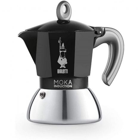 Bialetti Moka Induction 2 šálky černá NEW- POUŽITÁ/SLEVA
