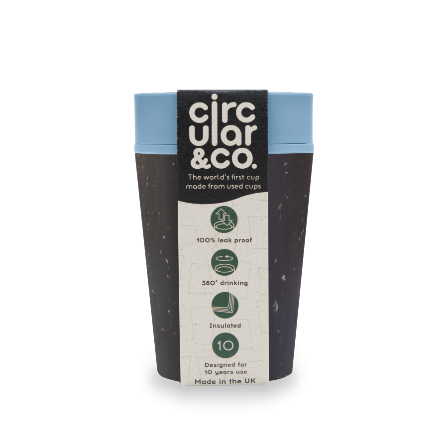 Cup Circular Cup (rCup) Black and Blue 227ml
