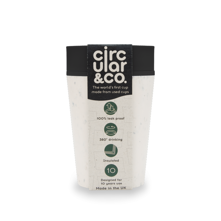 Kelímek Circular Cup (rCup) Cream and Black 227ml