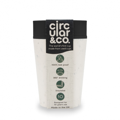Cup Circular Cup (rCup) Cream and Black 227ml