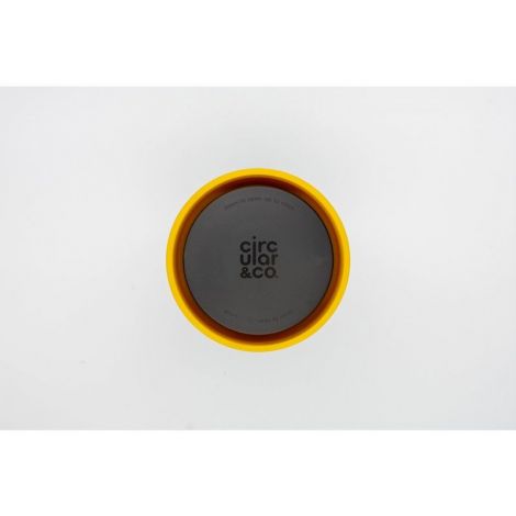 Cup Circular Cup (rCup) Black and Mustard 340ml