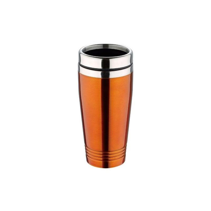 Termohrnek nerez 425ml, oranžový