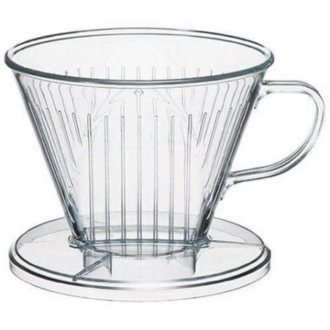 Plastový dripper Kaffia 1-4 šálky čirý