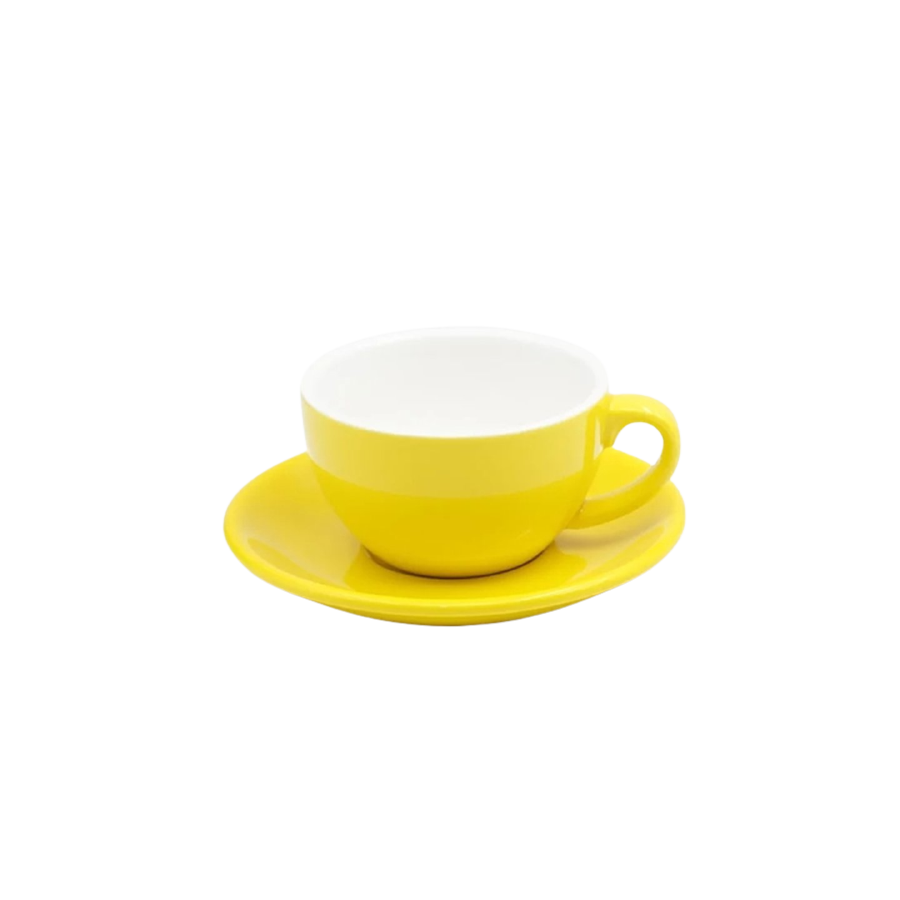 Cappuccino Cup Kaffia 200ml - Yellow