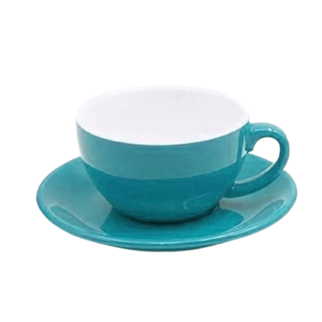 Cappuccino Cup Kaffia 200ml - Turquoise