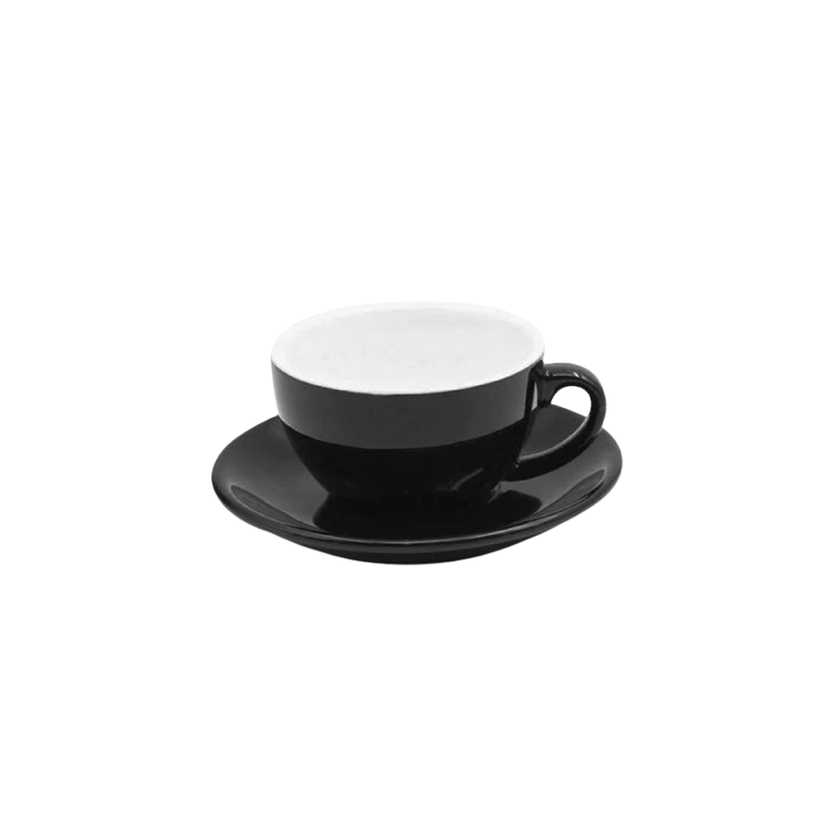 Šálek na cappuccino Kaffia 200 ml - černá
