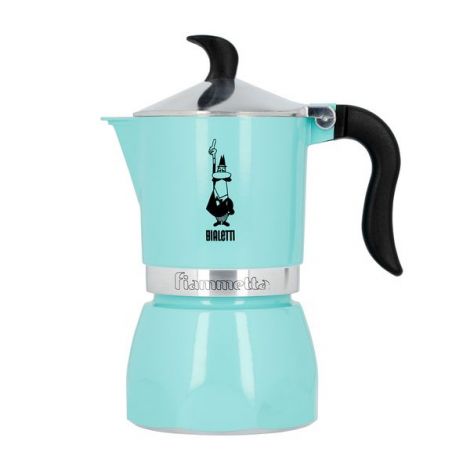 Bialetti Fiammetta 3 světle modrá moka konvice
