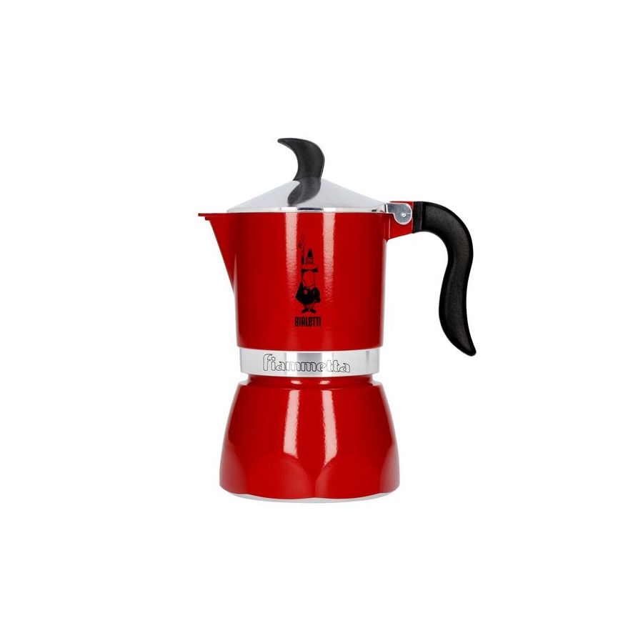 Bialetti Fiammetta 3 světle červená moka konvice