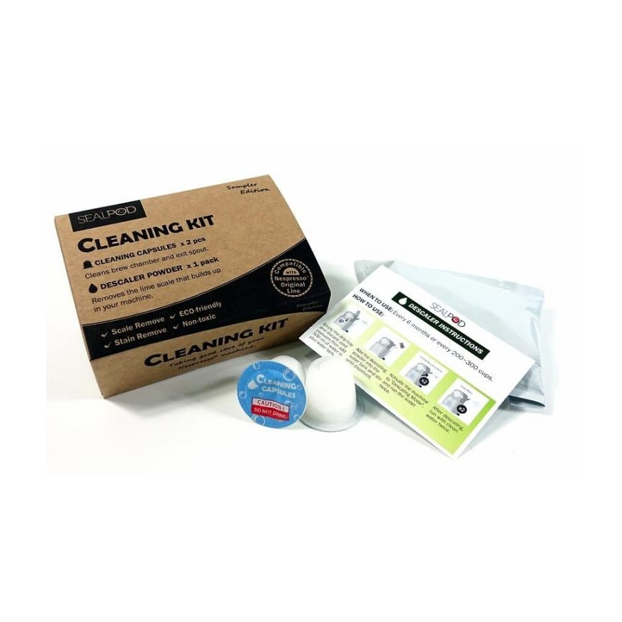 Capsules Sealpod Cleaning Kit - Nespresso ® Cleaning Kit