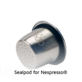 Capsule Sealpod - refillable, stainless steel