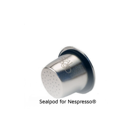 Capsule Sealpod - refillable, stainless steel