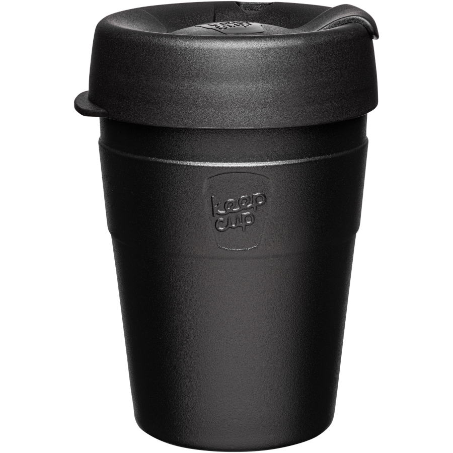 KeepCup Thermal Black z nerezové oceli M 340ml