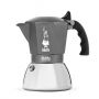 Bialetti Brikka Moka Kettle with patented valve for unique crema and shorter extraction at higher pressure. Version for induction cooker. Capacity: 170ml.