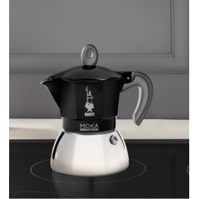 Bialetti Moka Induction 2 cups black NEW 2