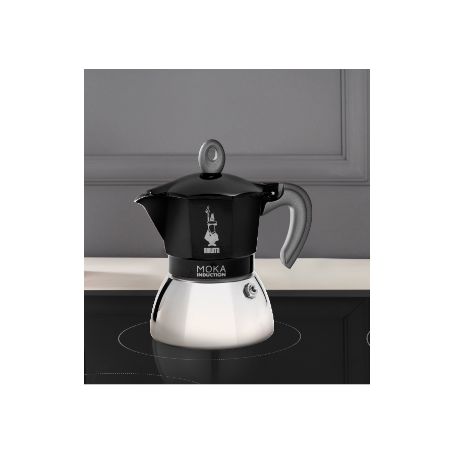Bialetti Moka Induction 4 cups black NEW