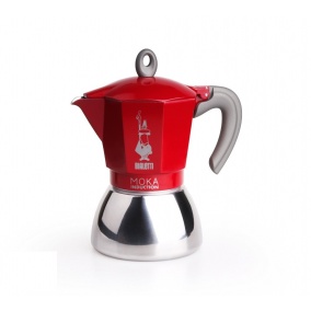 Bialetti Moka Induction 6 cups red NEW 2