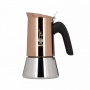 Celonerezová luxusní moka konvice Bialetti Venus Copper od italské firmy Bialetti pro tradiční přípravu 4 šálky silnější kávy (cca 170ml). Vhodná i pro indukční desky! 