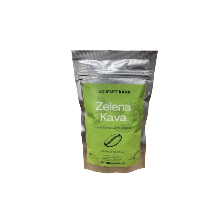 Green coffee 100g ground, unroasted, green coffee