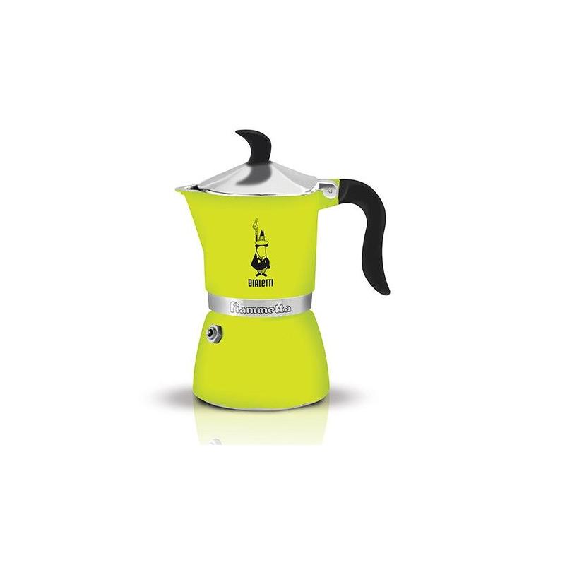Bialetti Fiammetta 3 zelená moka konvice