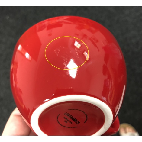 Outlet – Loveramics Egg Cappuccino Cup 200 ml, Red – COSMETIC DEFECT