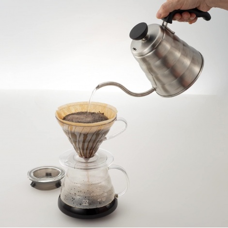 Hario Buono 700 ml Kettle (VKB-70HSV) - Silver