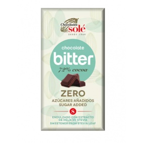 Chocolates Solé - 72% se stévií bez cukru