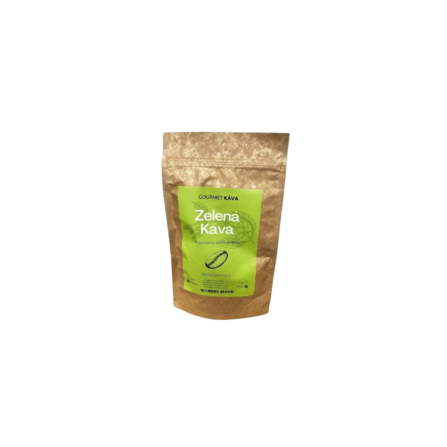 Green coffee 100g, unroasted green coffee, black