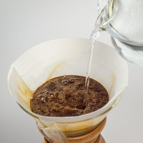 Filtry papírové Chemex 6-10 šálků - bílé Unfolded