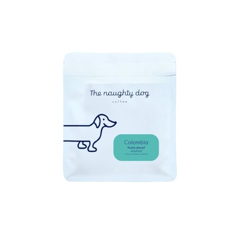 The Naughty Dog Kolumbie Huila DECAF 200g