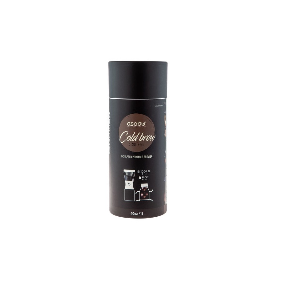 Asobu Cold Brewer - kávovar na ledovou i horkou kávu - stříbrný