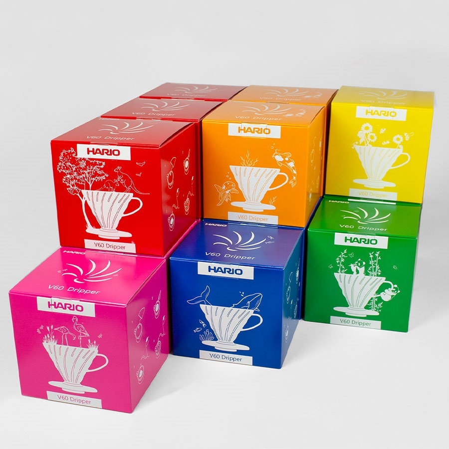 Hario Dripper V60 -02T Desert Red - plastový