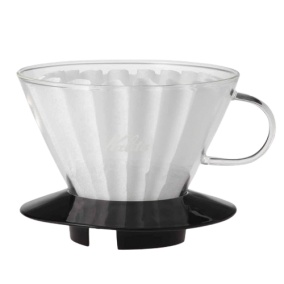 Dripper Kalita  Wave 185 Black- skleněný