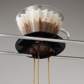 Dripper Kalita  Wave 185 Black- skleněný 2