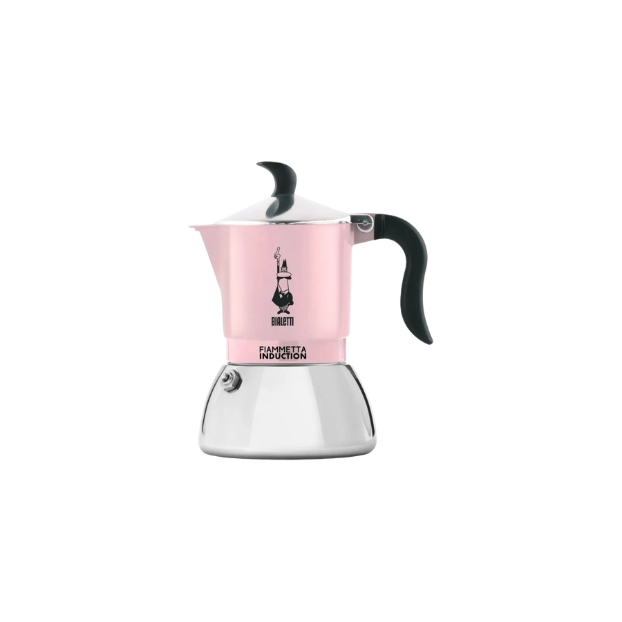 Bialetti Moka Induction Fiammetta - 2 cups pink NEW