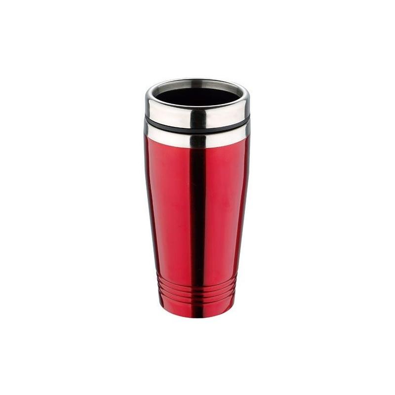 Termohrnek nerez 425ml, červený